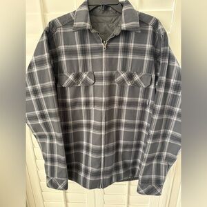Patagonia Men’s Reversible Insulated Fjord Flannel Shirt Jacket